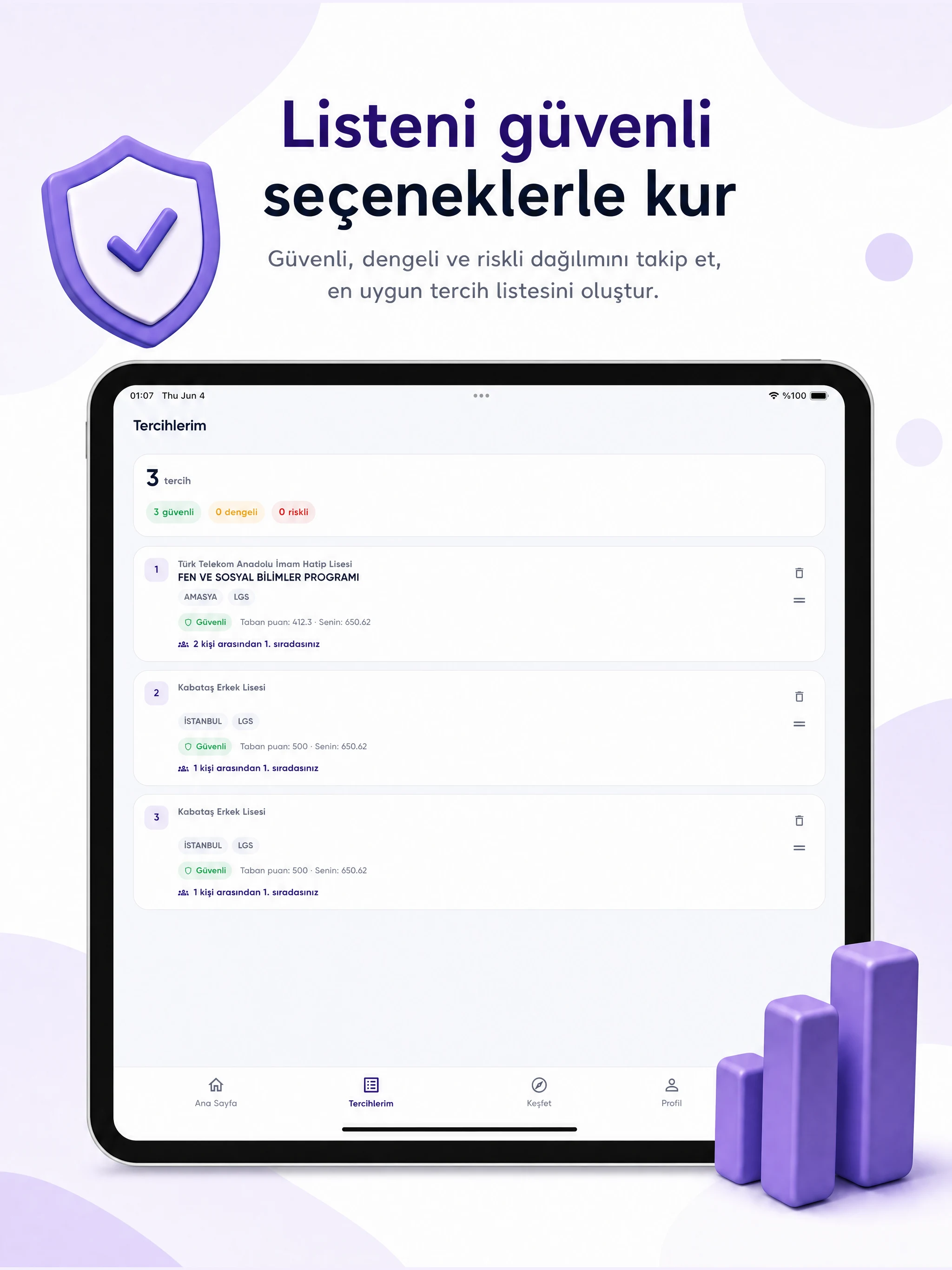 Tercih Simülasyonu screenshot